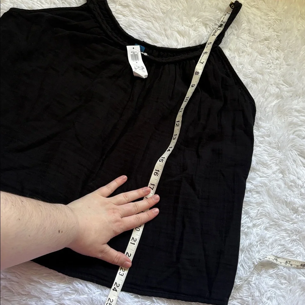 NWT Old Navy Black Braided Tank Size M - Picture 8 of 15
